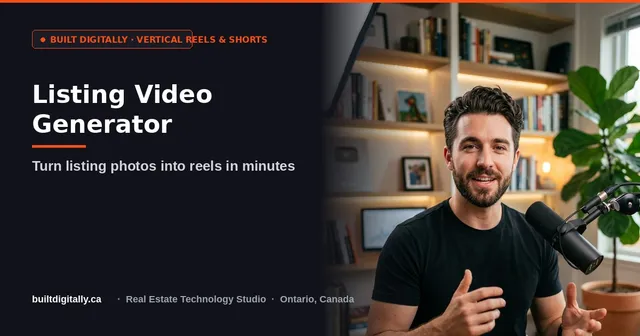 Listing Video Tour Generation Listing Video Tour Generation